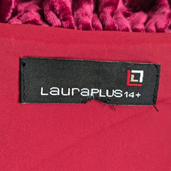 Laura Plus Velvet Ruffle Blazer - Picture 6 of 7